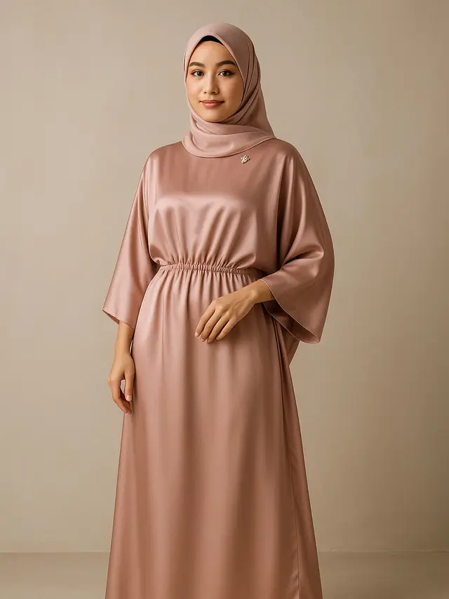 Model Kaftan Muslim Modern Buat Lamaran Biar Tampil Percaya Diri/Ilustrasi gambar oleh AI