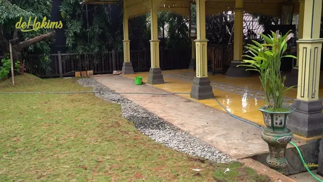 Potret Pendopo Irfan Hakim Setelah Direnovasi (Foto: deHakims channel)