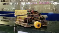 Mahasiswa Unair Kembangkan Robot Pembunuh Bakteri di Rumah Sakit