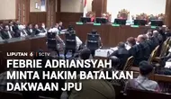 Febrie Adriansyah Minta Hakim Batalkan Dakwaan Kasus Dugaan Pemerasan dan Pencucian Uang