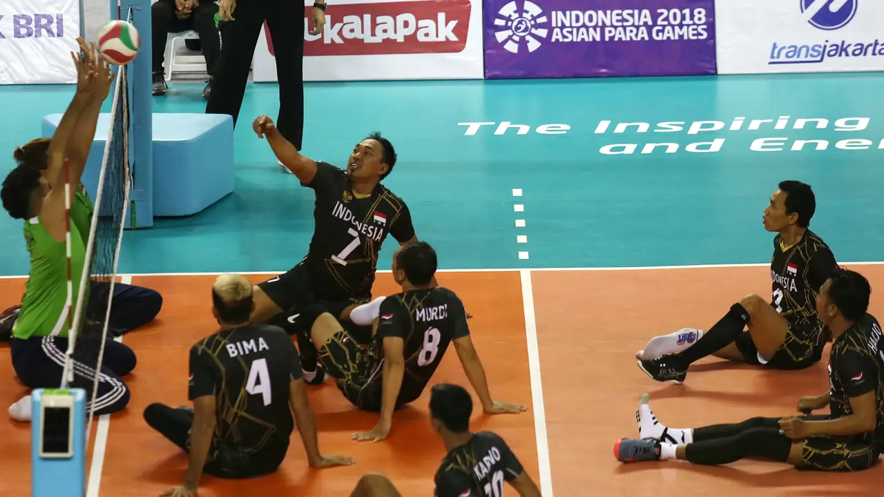 Tim Voli Duduk Putra Indonesia Tumbang dari Iraq