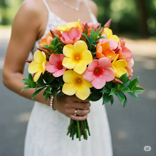 Buket Bunga Alamanda