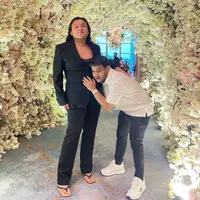 Fadil Jaidi dan Keanu (Sumber: Instagram/keanuagl)