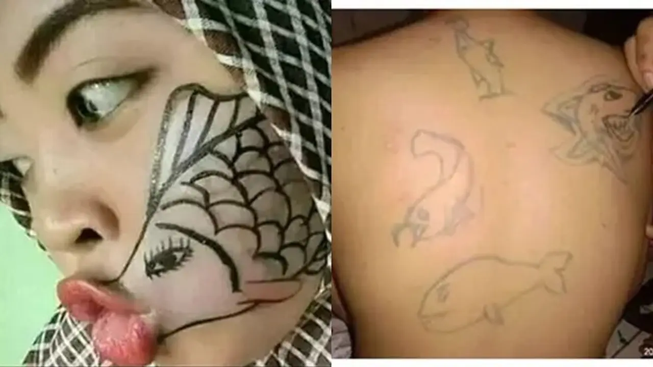 6 Tato Bentuk Ikan Ini Nyeleneh Banget, Anti-Mainstream