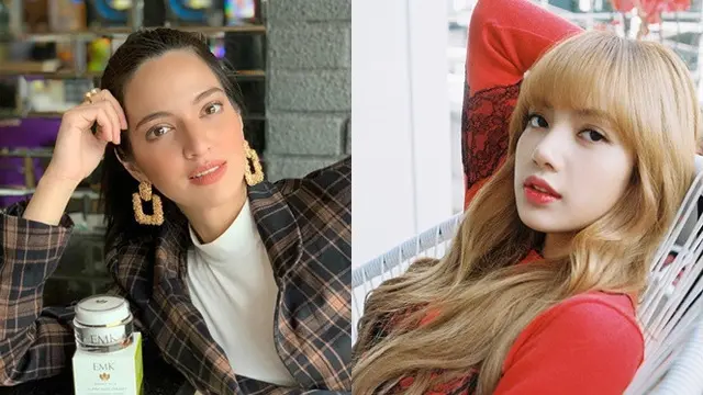 5 Potret Kemiripan Nia Ramadhani Dan Lisa BLACKPINK, Bak Pinang Dibelah Dua