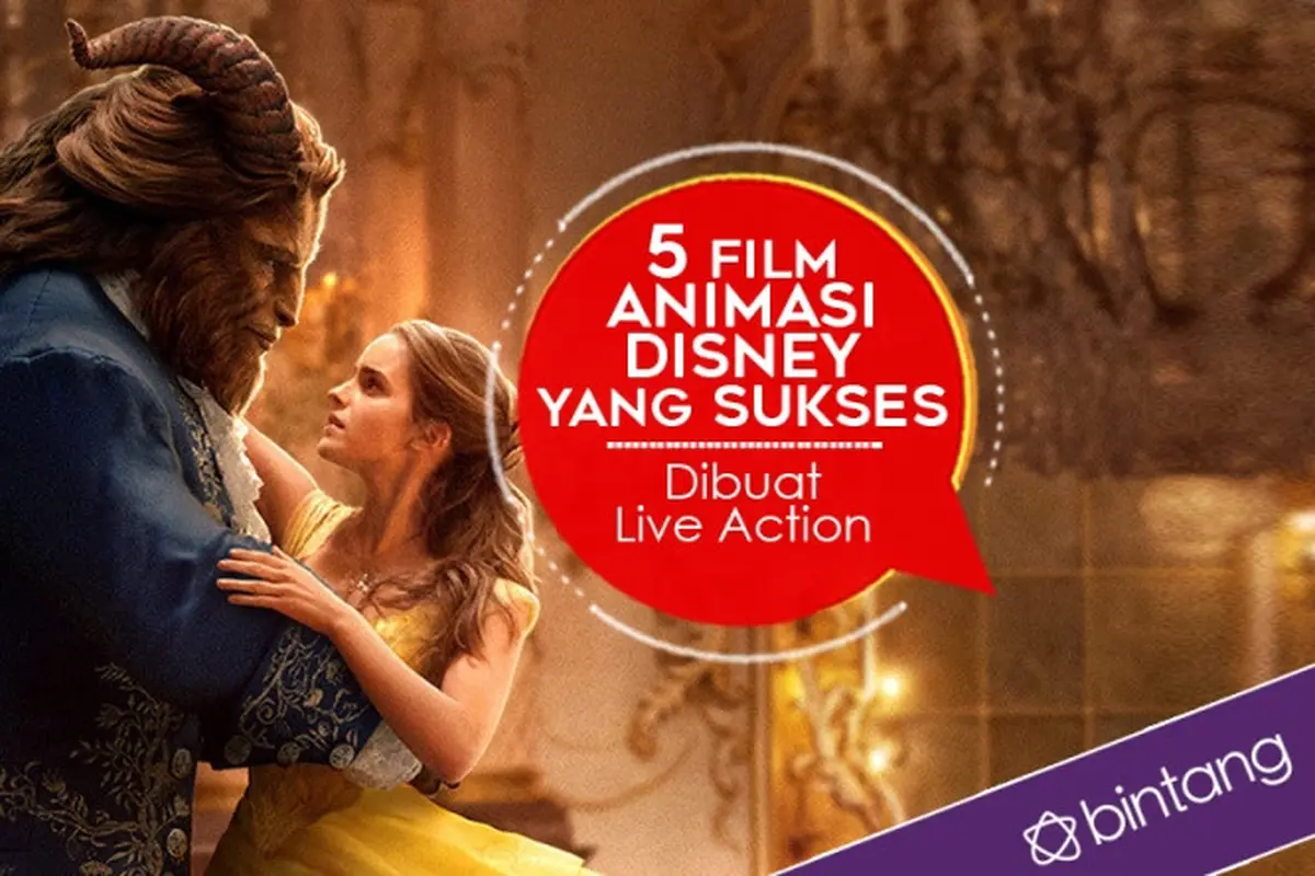 [Bintang] 5 Film Animasi Disney yang Sukses Dibuat Live Action