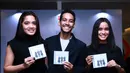Gamaliel, Audrey dan Cantika menjelaskan mereka mengusung genre pop/ R&B, GAC membawa pesan positif di album ini. (Wimbarsana K/Bintang.com)
