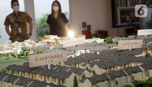 Sebuah site plan perkembangan pembangunan hunian premium Kota Kertabumi di wilayah Karawang, Jawa Barat (9/12/2021). Kota Kertabumi, mahakarya pengembang Agung Podomoro memiliki dua konsep yakni Kertabumi Executive Residence (KEREN) dan Kertabumi Commercial Estate (KECE). (Liputan6.com/HO/Ading)