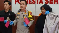 Polresta Serkot Tangkap Pembobol Waralaba. Selasa, (16/01/2024). (Yandhi Deslatama/Liputan6.com).
