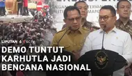 Demo Desak Pemerintah Tetapkan Karhutla sebagai Bencana Nasional