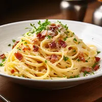 Spageti carbonara (generated by AI Freepik)