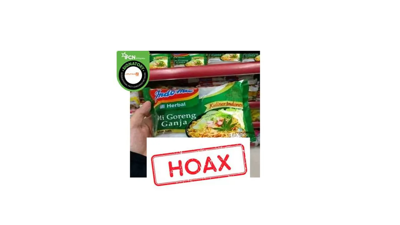 Cek Fakta Indomie rasa ganja