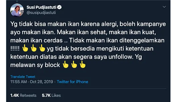 twitter @susipudjiastuti