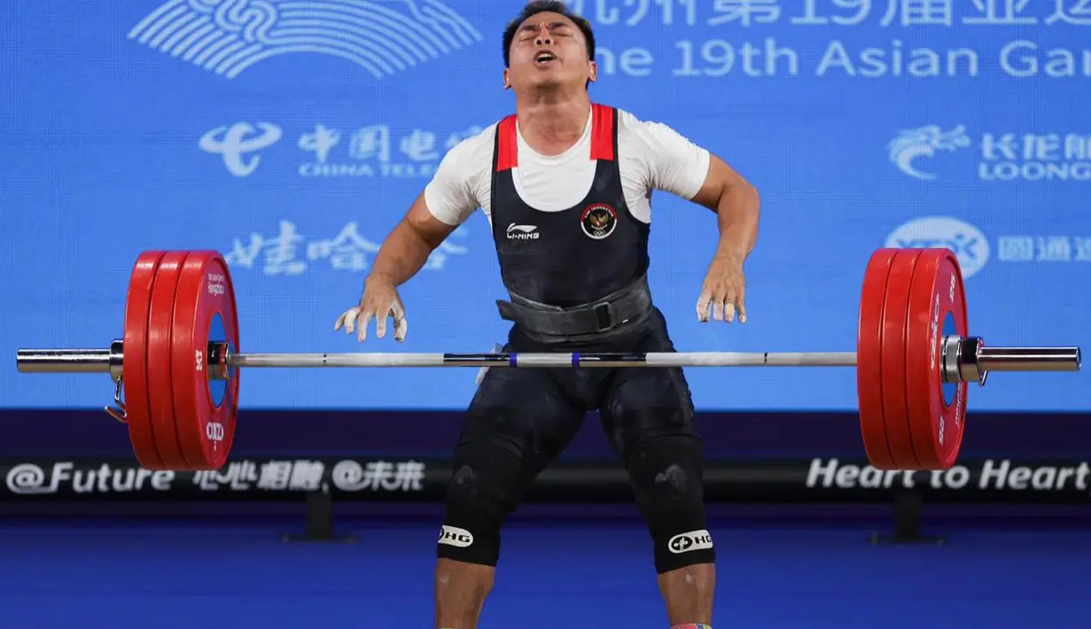 Meskipun gagal di Asian Games 2022, Eko Yuli menargetkan bisa meraih hasil lebih baik di ajang Olimpiade Paris 2024. (Dok. NOC Indonesia)