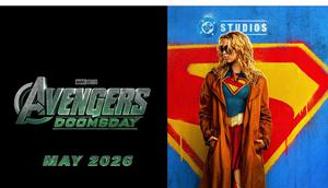 Poster Avengers: Doomsday dan Supergirl. (Marvel Studio/ DC Studio)