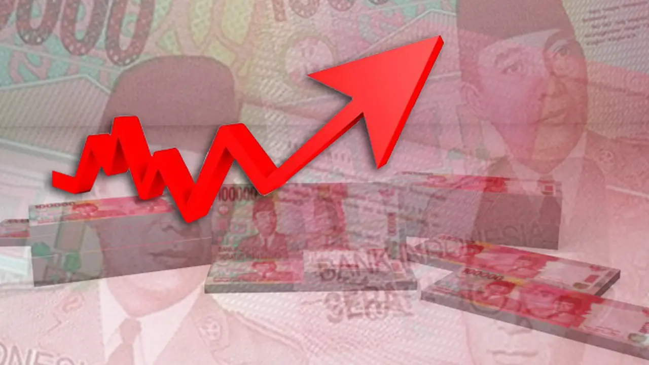 Ilustrasi Rupiah Naik