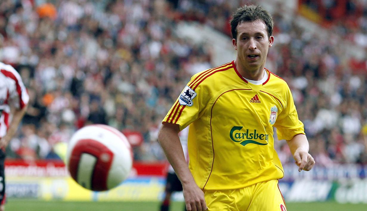 1. Robbie Fowler - Robbie Fowler tercatat dua kali menorehkan quattrick saat masih membela Liverpool, yakni ke gawang Bolton Wanderers dan Middlesbrough. Empat gol Fowler ke gawang Bolton pada September 1995 dan ke gawang Middlesbrough pada Desember 1996. (AFP/Andrew Yates)