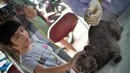 Pelaksanaan vaksin rabies akan dilaksanakan selama satu bulan penuh, sejak 26 Agustus-26 September mendatang, Jakarta, (3/9/14). (Liputan6.com/Faizal Fanani)