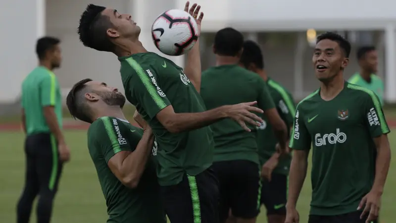 Latihan Timnas Indonesia