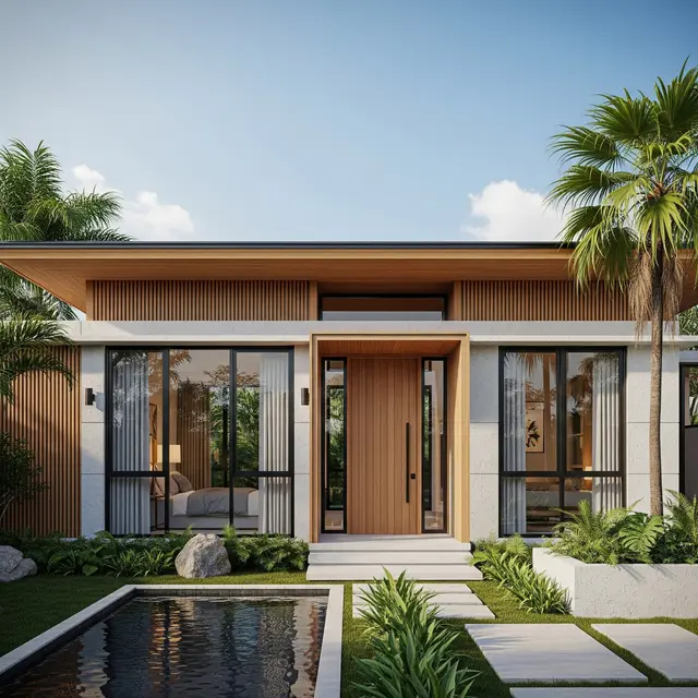 Desain Rumah Sederhana 1 Lantai Tampak Mewah dari Luar dan Dalam