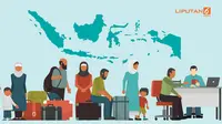 Banner Infografis Indonesia, Tempat Transit Pengungsi Global. (Liputan6.com/Abdillah)