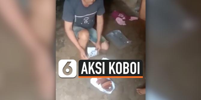 VIDEO: Viral Pelanggan Todong Pistol ke Kurir karena Pesanan Tak Sesuai