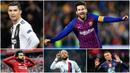 Megabintang Barcelona, Lionel Messi, menempati posisi teratas pada daftar pesepak bola dengan penghasilan tertinggi di dunia tahun 2020 versi Forbes. La Pulga mengalahkan striker Juventus, Cristiano Ronaldo, yang bertengger di urutan kedua.