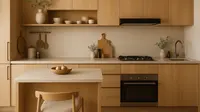 8 Inspirasi Desain Dapur Japandi yang Tren di 2025, Simpel dan Rapi