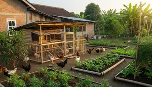 19 Cara Menggabungkan Ternak Ayam dan Kebun di Lahan Sempit agar Tetap Produktif
