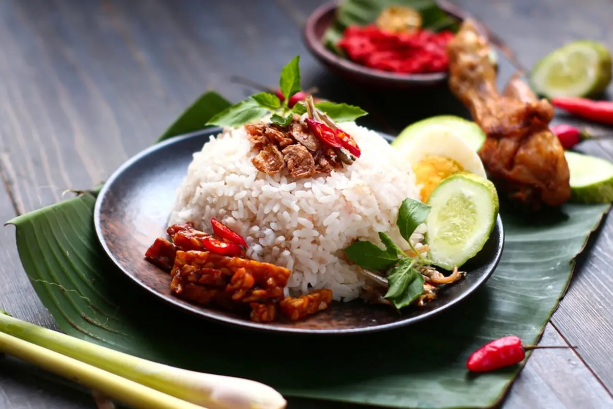 Ilustrasi nasi liwet