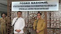 Tito dan Sugiono Bahas Percepatan Pemulihan Pascabencana di Sumatra