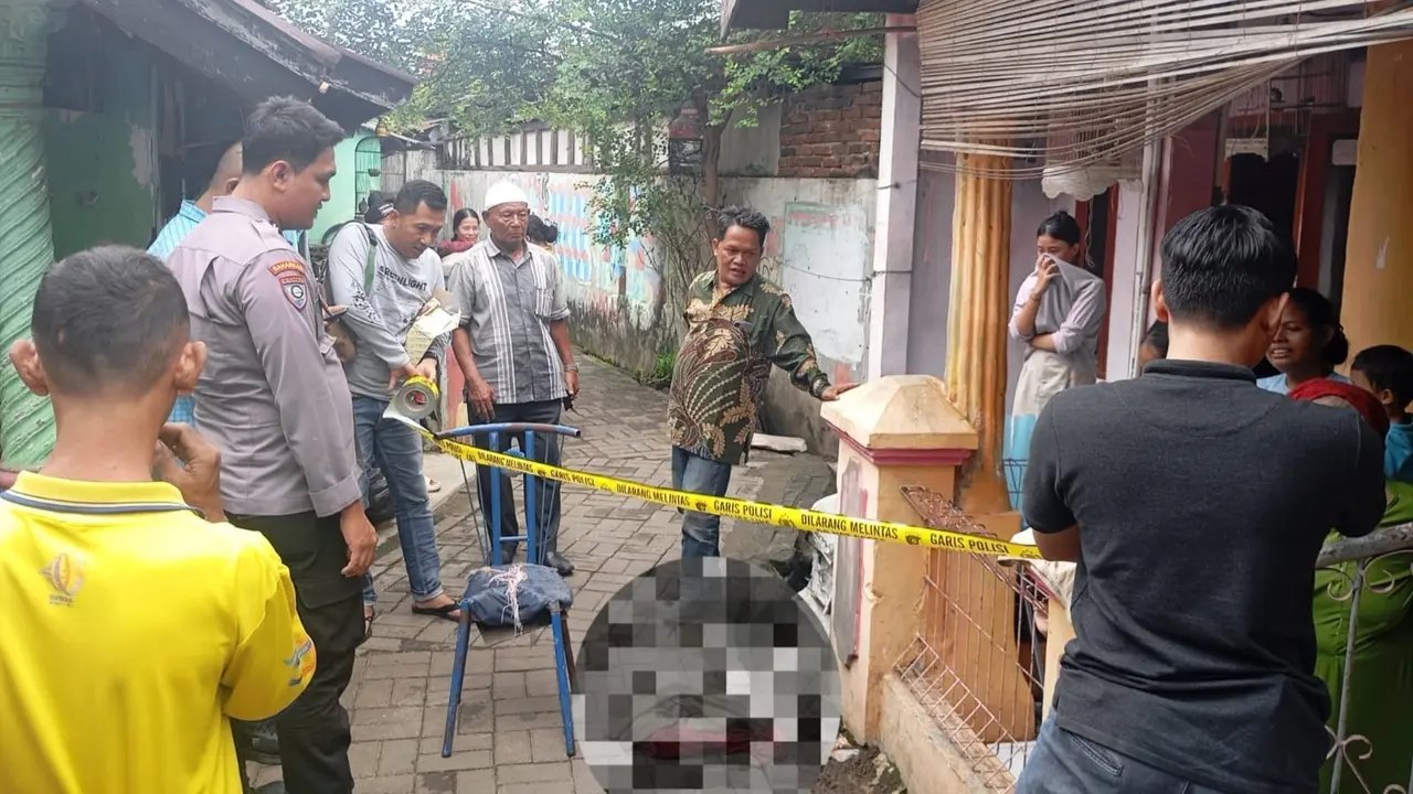 Lokasi Penemuan Mayat Bayi Perempuan Dekat Untirta Banten. (Minggu, 23/02/2025). (Polresta Serkot).