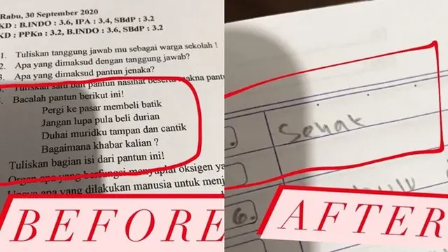 7 Jawaban Murid saat Kerjakan Tugas Sekolah Ini Bikin Ngakak