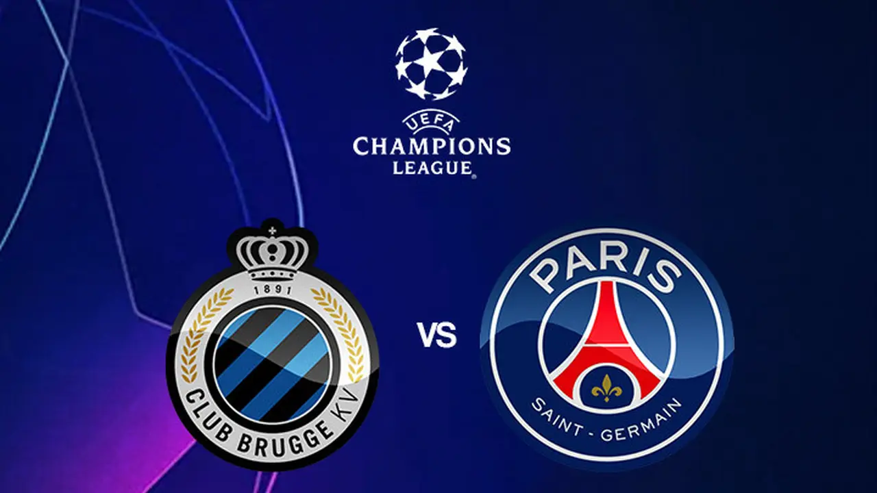Liga Champions - Club Brugge Vs PSG