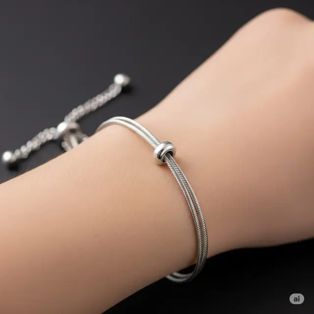 Gelang Tali Kawat Adjustable