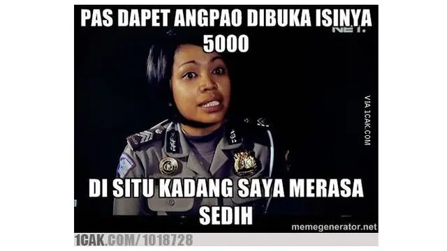 Meme Lucu Isi Angpao Ini Sukses Bikin Deg-Degan dan Ketawa