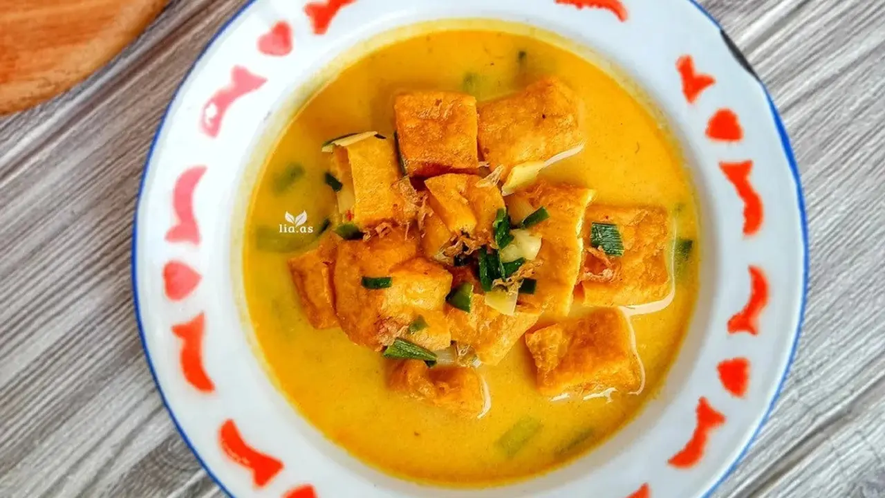 Resep kari tahu gembos. (dok. Cookpad @mamabundaB3)