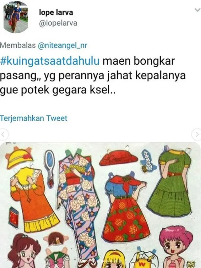 nostalgia benda-benda jadul (foto: Twitter)