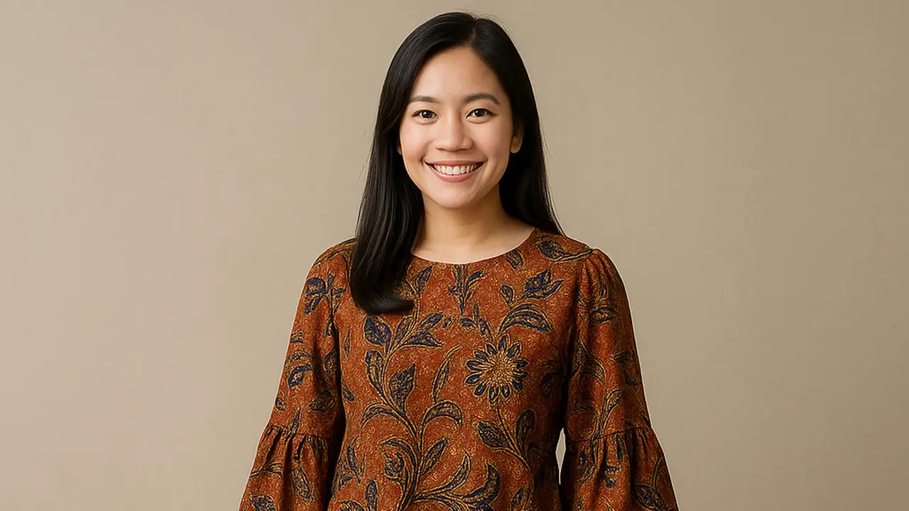 Model Blouse Batik Lengan Bishop yang Lagi Tren/Ilustrasi AI