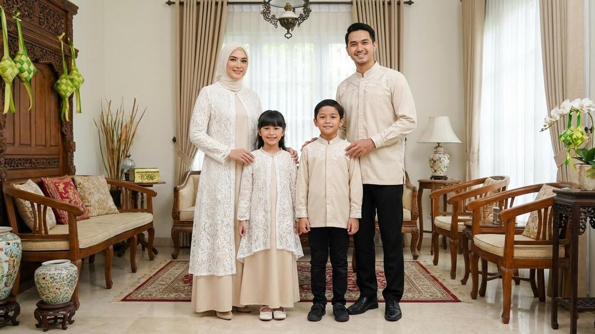 10 Model Gamis Keluarga untuk Lebaran 2026, Simpel dan Elegan