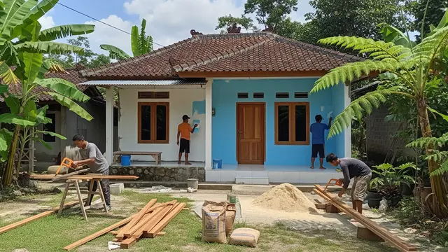 10 Langkah Praktis Bikin Rumah Lama Terlihat Baru Seperti Hasil Renovasi Profesional/ Ilustrasi AI