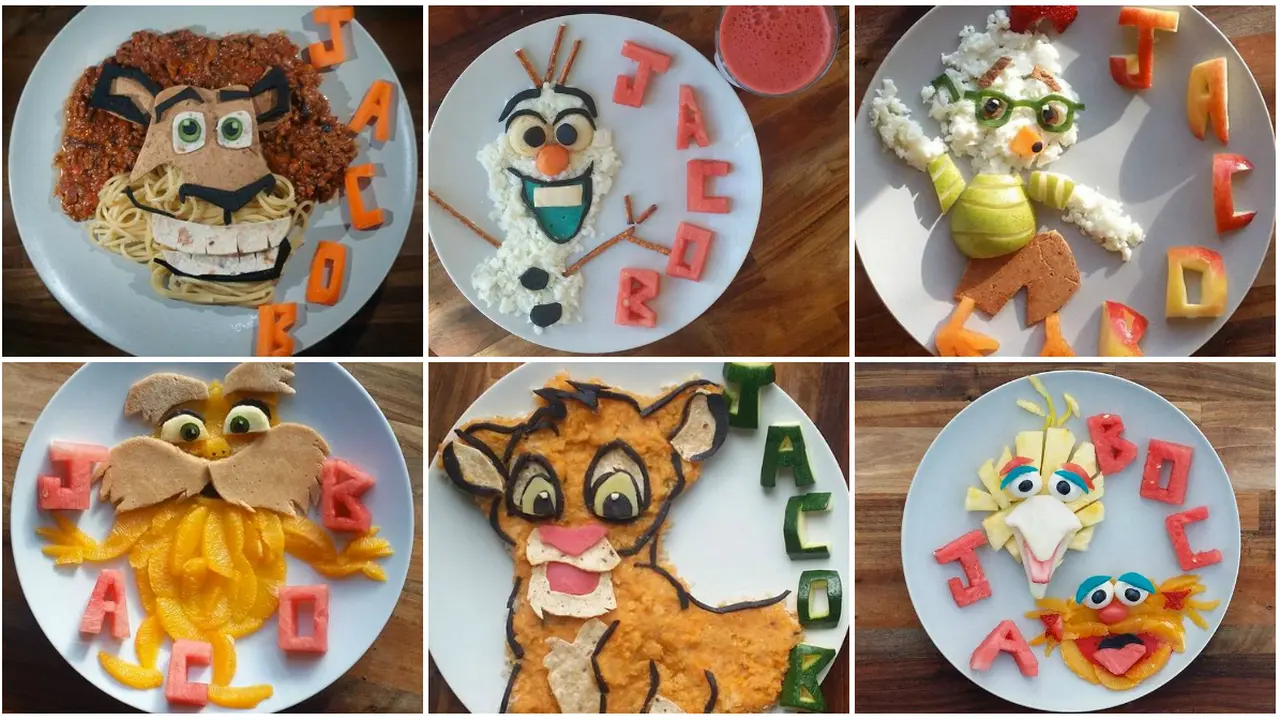 Kreasi Unik Makanan Serupa Tokoh Kartun