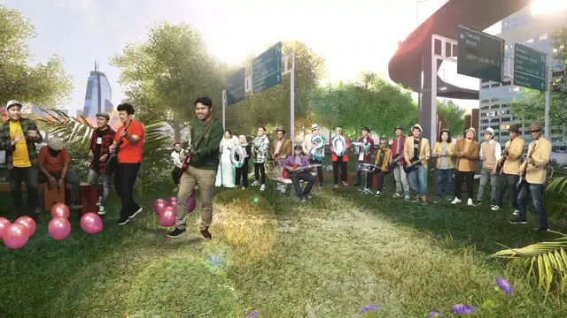 VOSP Voice of SinemArt People nyanyikan Selamat Ulang Tahun spesial perayaan HUT ke-20 (Foto: YouTube SinemArt)