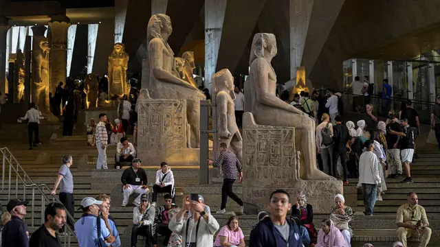 Museum Agung Mesir Dibuka Penuh di Dekat Piramida Giza, Dibangun Selama 2 Dekade dengan Biaya Rp16,7 Triliun