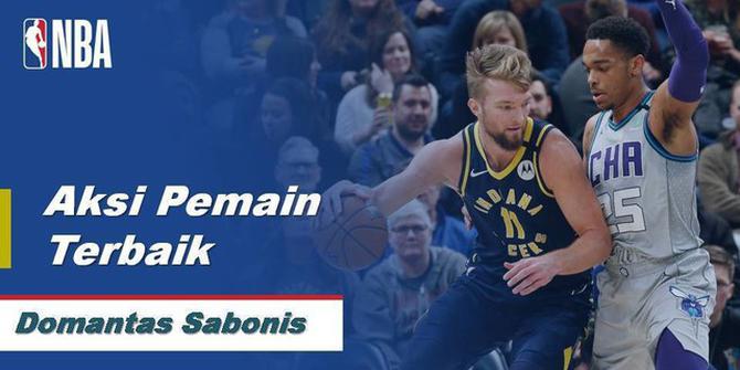 VIDEO: Domantas Sabonis Bawa Indiana Pacers Menang Atas Charlotte Hornets 119-80