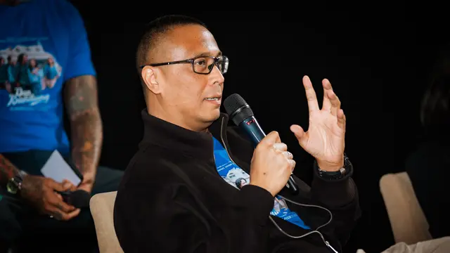 Sutradara Rudi Soedjarwo dalam konferensi pers Dan Bandung di Jakarta, Rabu (29/7/2026). (dok Verona Films)