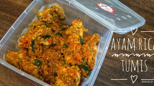 Menu ayam rica olahan Aisyara Food