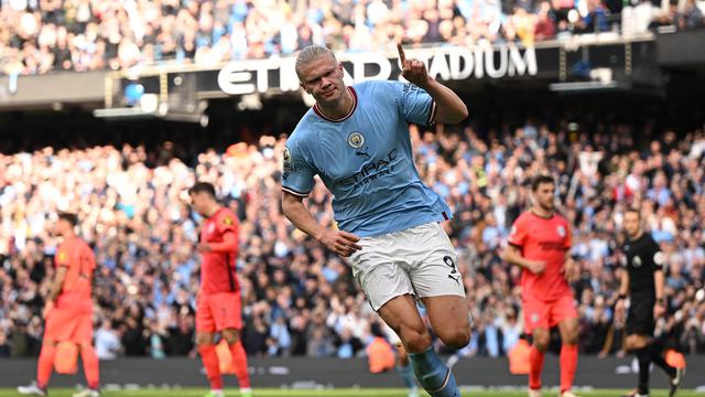 Erling Haaland - Manchester City - Liga Inggris - 22 Oktober 2022