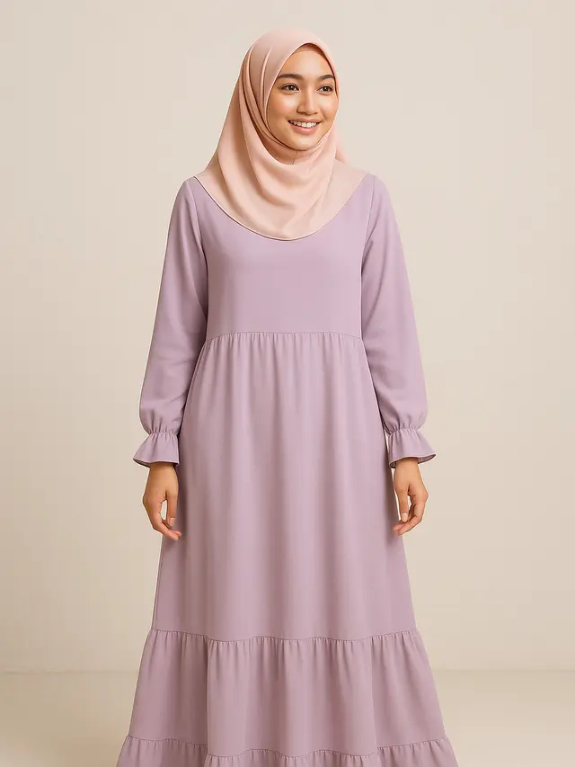 Rekomendasi Gamis Polos Simple dan Modis