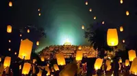 Perayaan waisak di Borobudur. (tipsbackpackerlio.com)